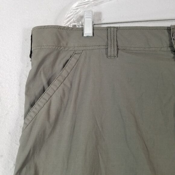 HB performance cargo pants shorts combo convertible men's 44 x 30 khaki green - Picture 3 of 13